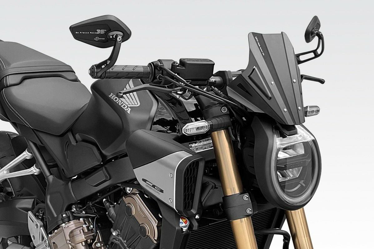 決算SALE】CB650R 24- ウインドスクリーン アルミ製 ブラック DPM