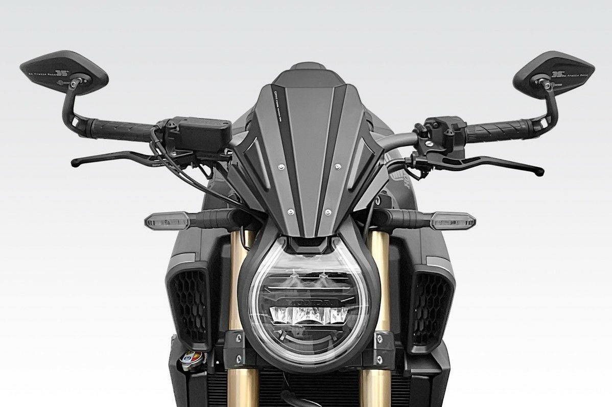 セール】CB650R 24- ウインドスクリーン アルミ製 ブラック DPM