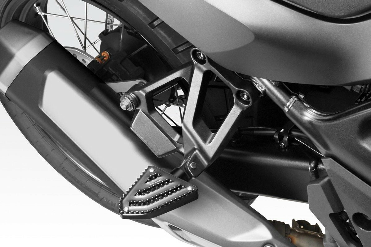 XL750トランザルプ パッセンジャーフットペグ マルチグリップ ブラック