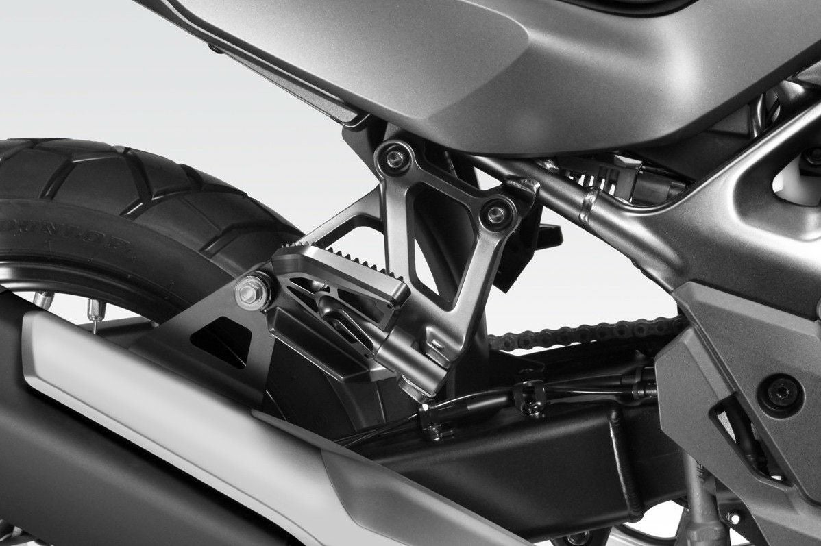 XL750トランザルプ パッセンジャーフットペグ マルチグリップ ブラック