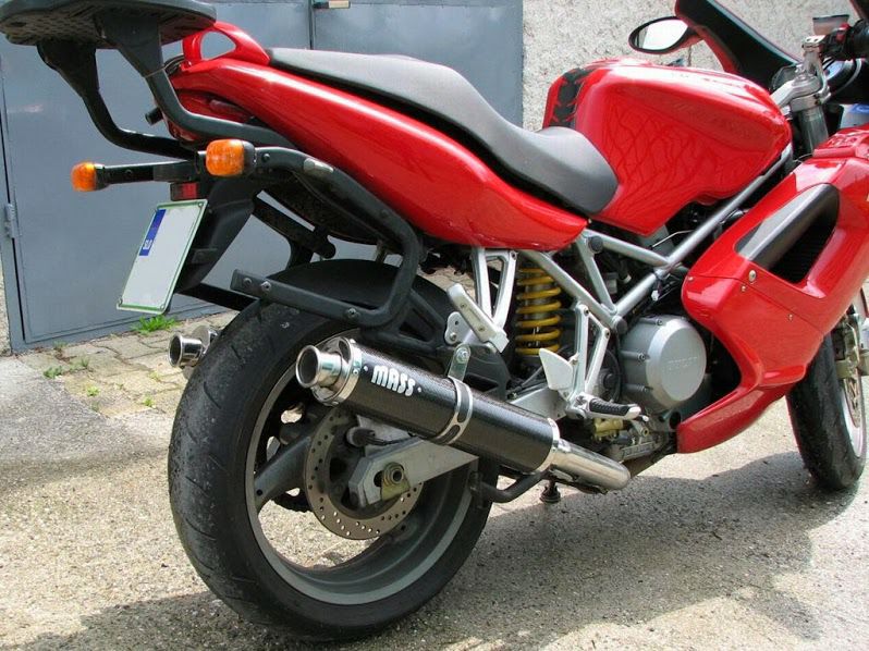 ドゥカティ ST2/3/4 GP1 カーボン スリップオンマフラー MASS Exhaust