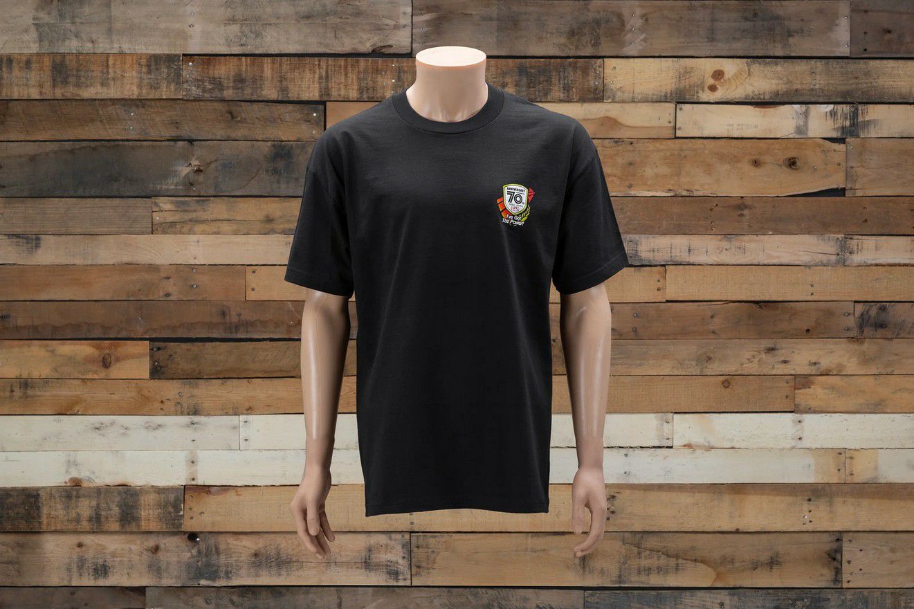 USヨシムラ Tシャツ 70TH アニバーサリー ブラック | バイクカスタム