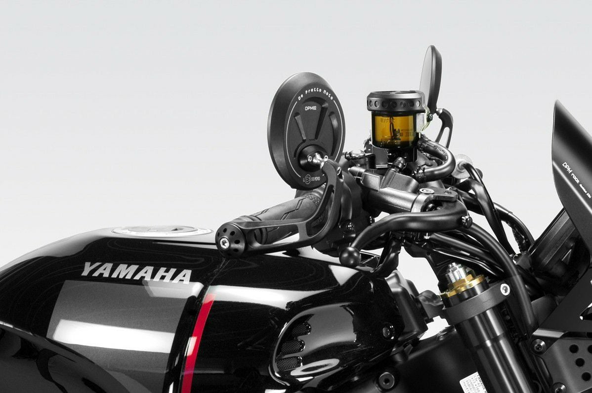 XSR900 22- バーエンドミラー EXENTIAL SS ブラック Eマーク付き DPM