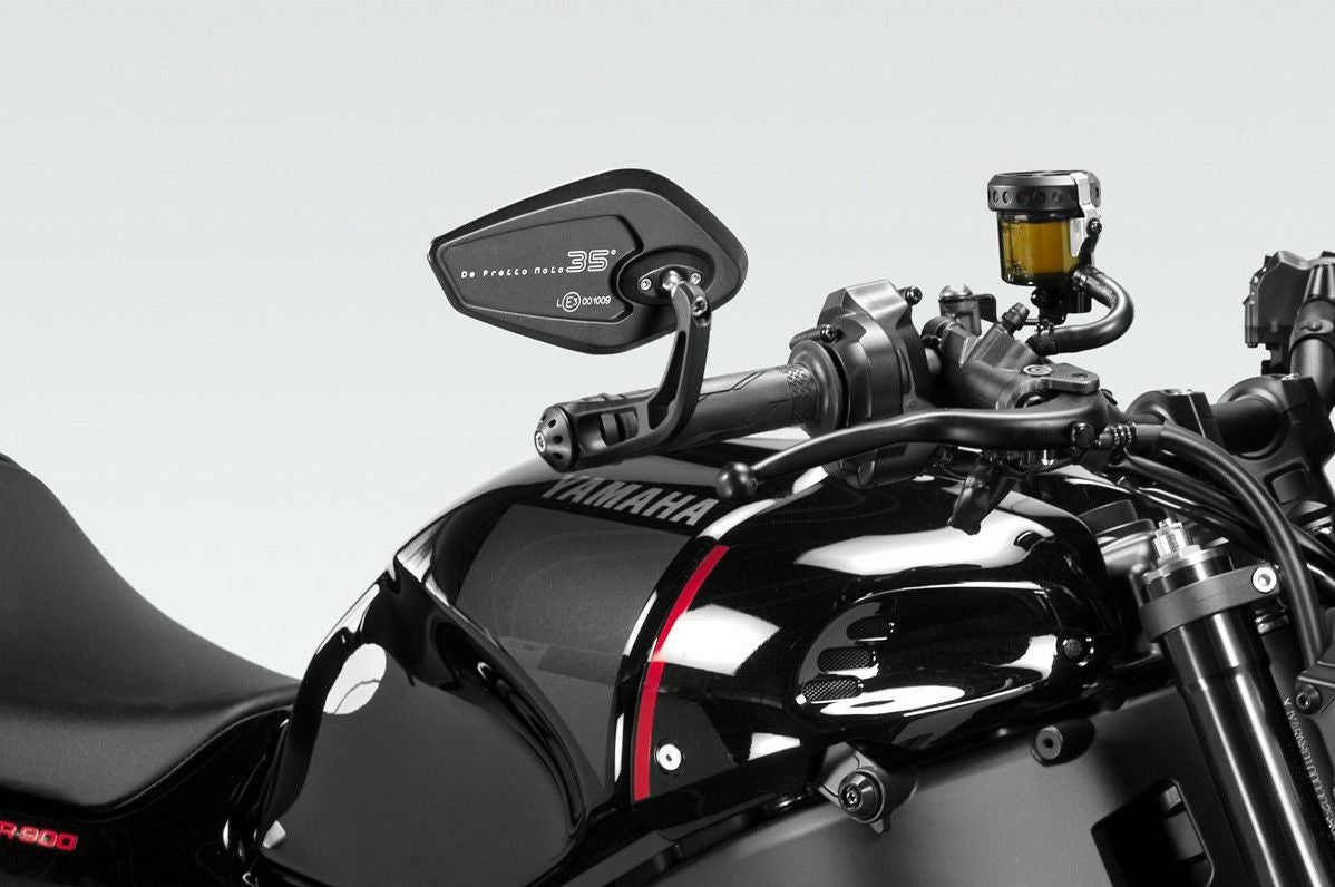XSR900 22- バーエンドミラー REVENGE SS ブラック Eマーク付き DPM