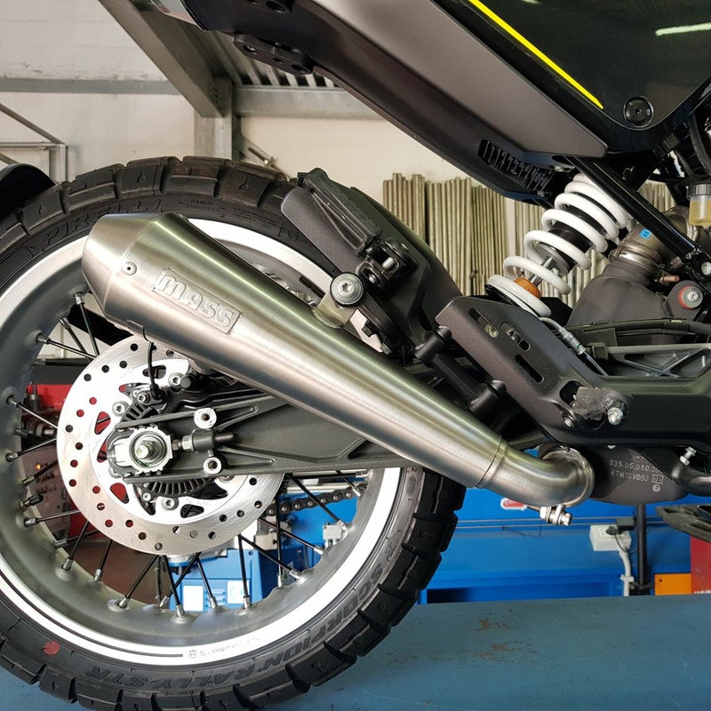 ハスクバーナ スヴァルトピレン401 ステンレス Tromb ハイフローエキゾーストマフラー MASS Exhaust_1