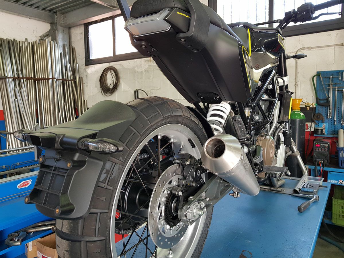 ハスクバーナ スヴァルトピレン401 ステンレス Tromb レーシングエキゾーストマフラー MASS Exhaust_4