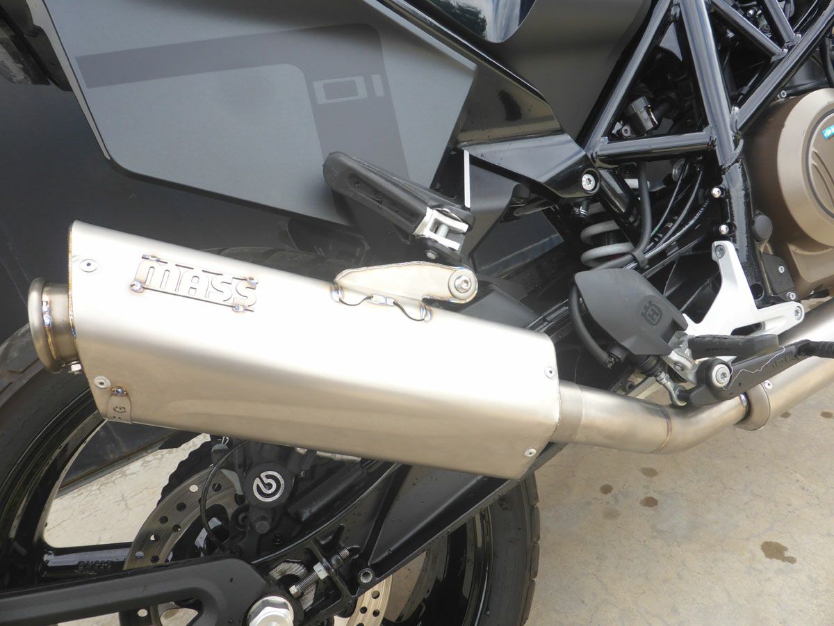 ハスクバーナ スヴァルトピレン701 Rombo チタン スリップオンマフラー MASS Exhaust_3