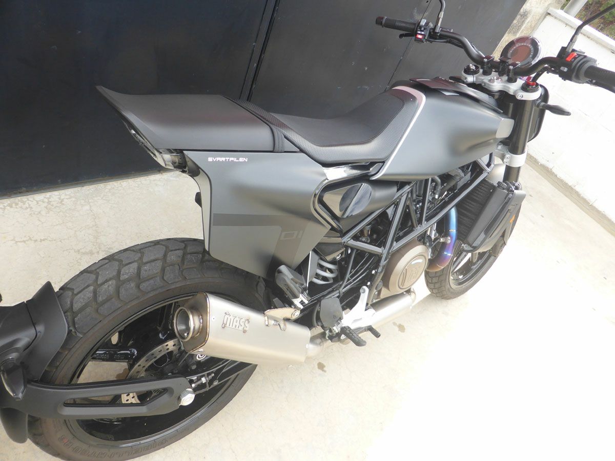 ハスクバーナ スヴァルトピレン701 Rombo ステンレス スリップオンマフラー MASS Exhaust_3