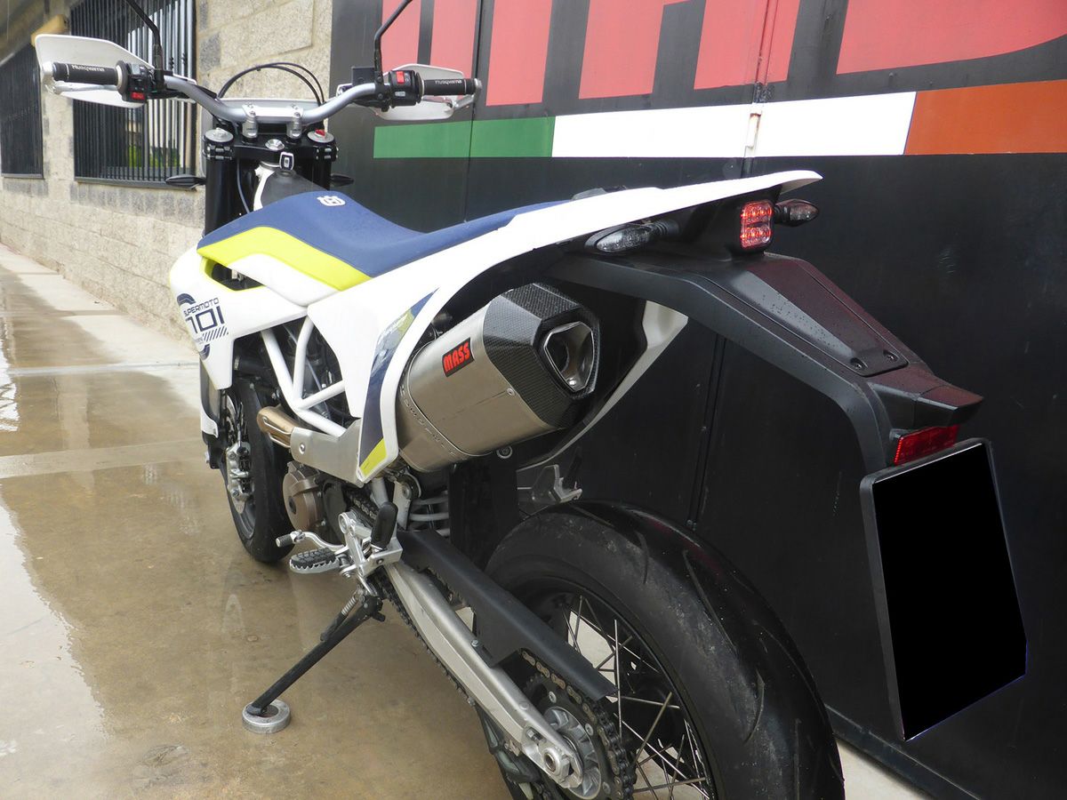 ハスクバーナ 701スーパーモト Prisma ステンレス スリップオンマフラー(レーシング) MASS Exhaust_5