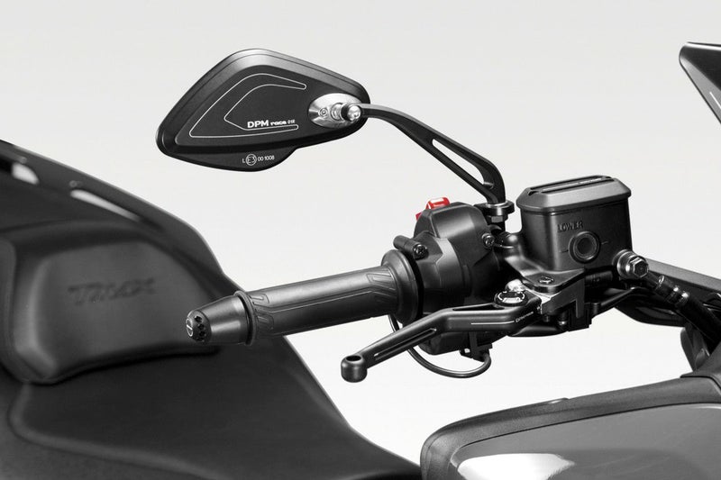TMAX560 22-24 ミラー POLICE ブラック Eマーク付き DPM | バイク 