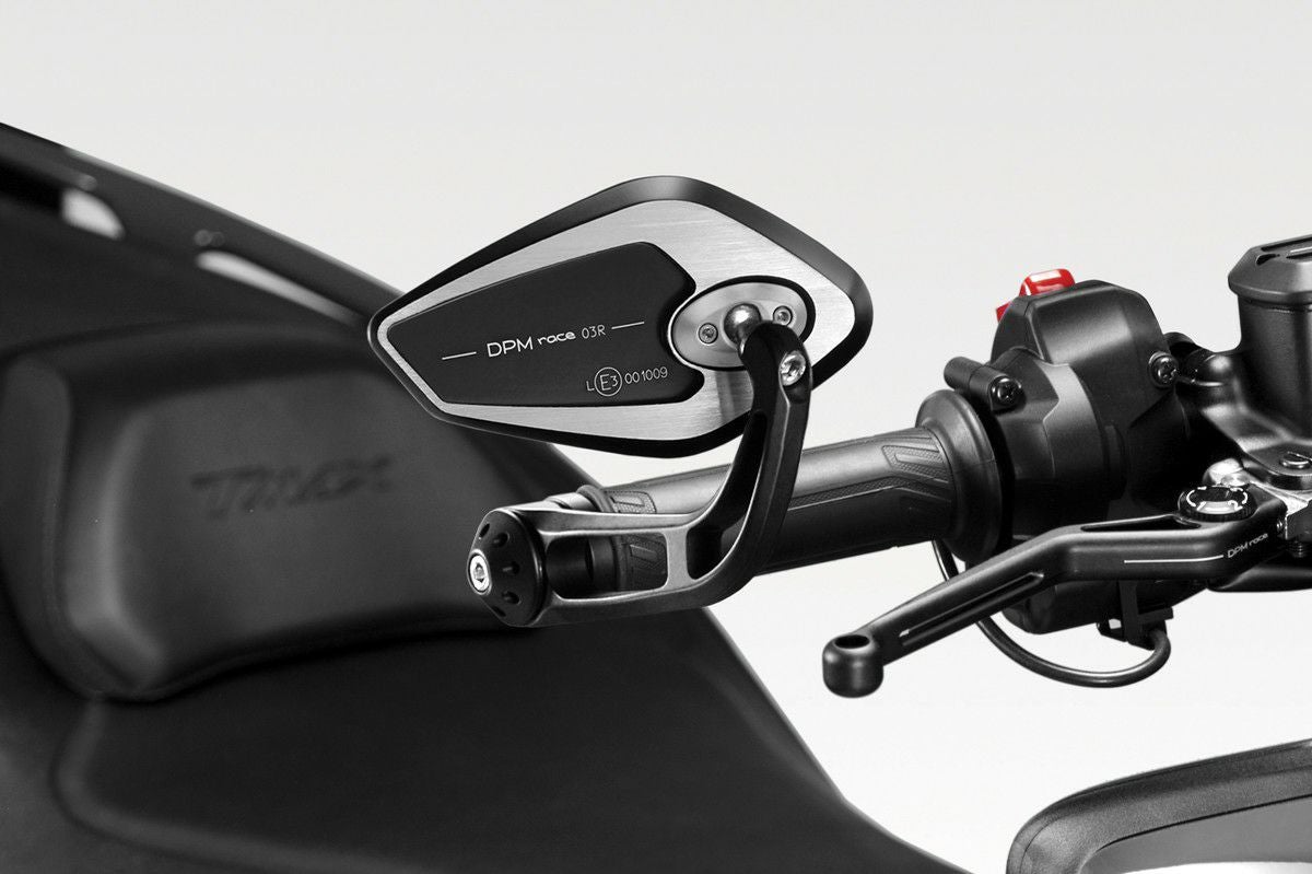 TMAX560 22-24 バーエンドミラー REVENGE SS EVO ブラック Eマーク付き