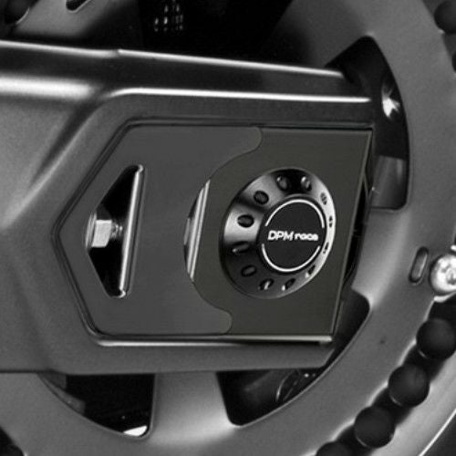 TMAX530/560 チェーンアジャストメントカバーキット ブラック DPM