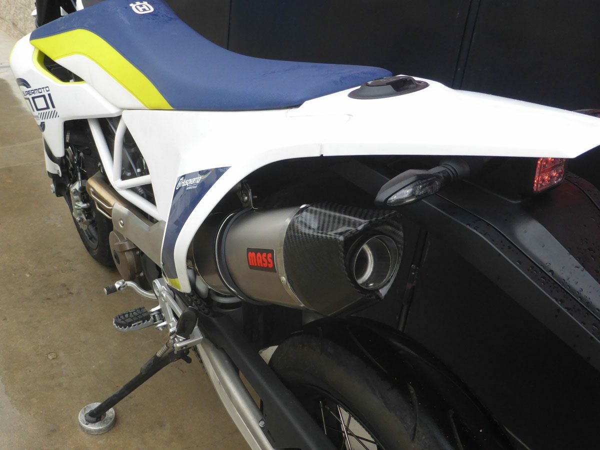 ハスクバーナ 701スーパーモト オーバルチタン スリップオンマフラー MASS Exhaust_4