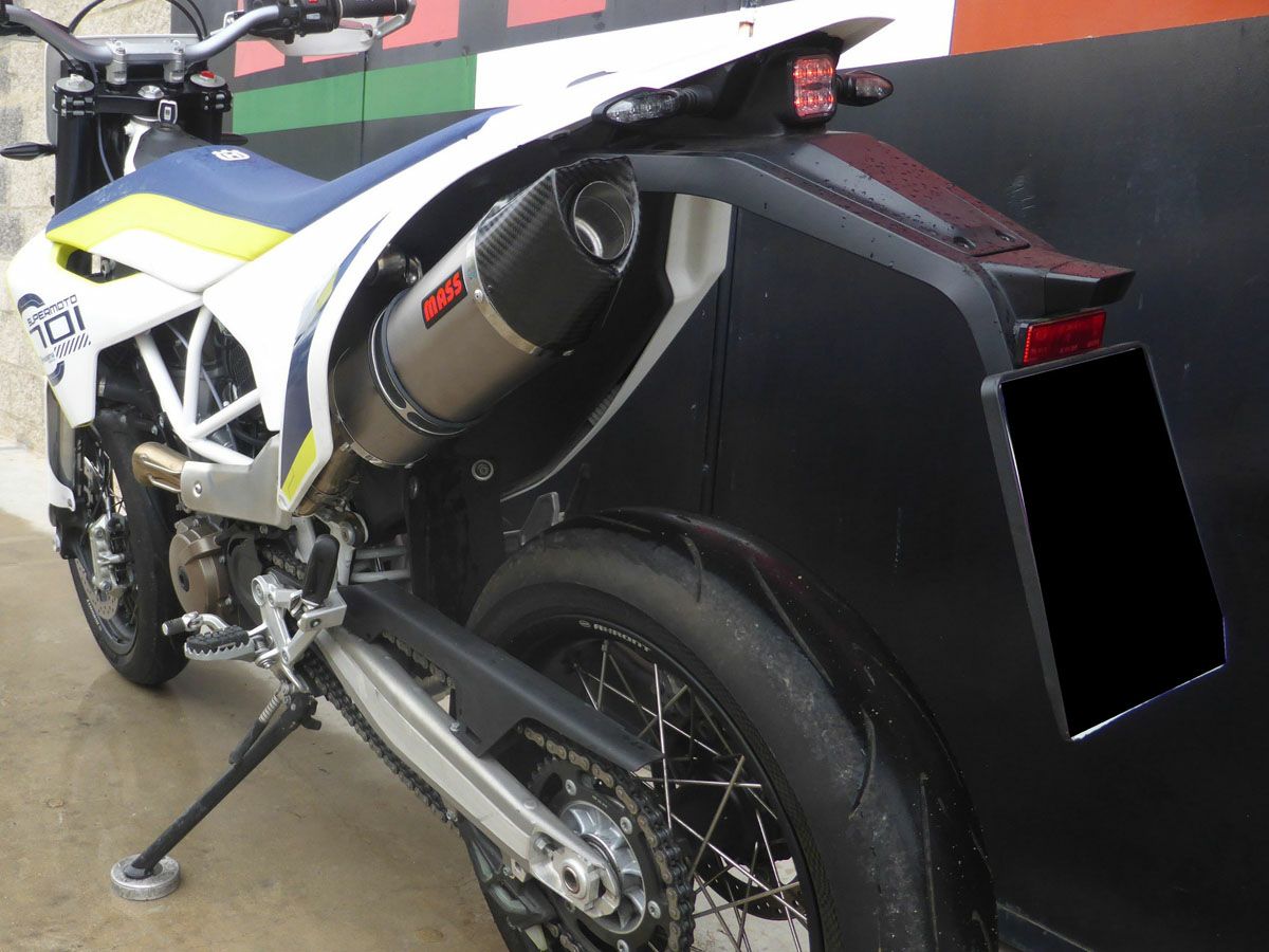 ハスクバーナ 701スーパーモト オーバルチタン スリップオンマフラー MASS Exhaust_5