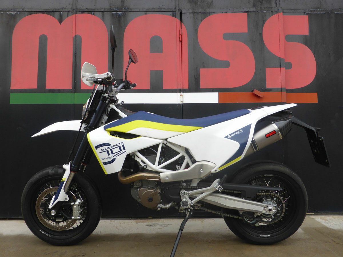 ハスクバーナ 701スーパーモト オーバルチタン スリップオンマフラー(レーシング) MASS Exhaust_3