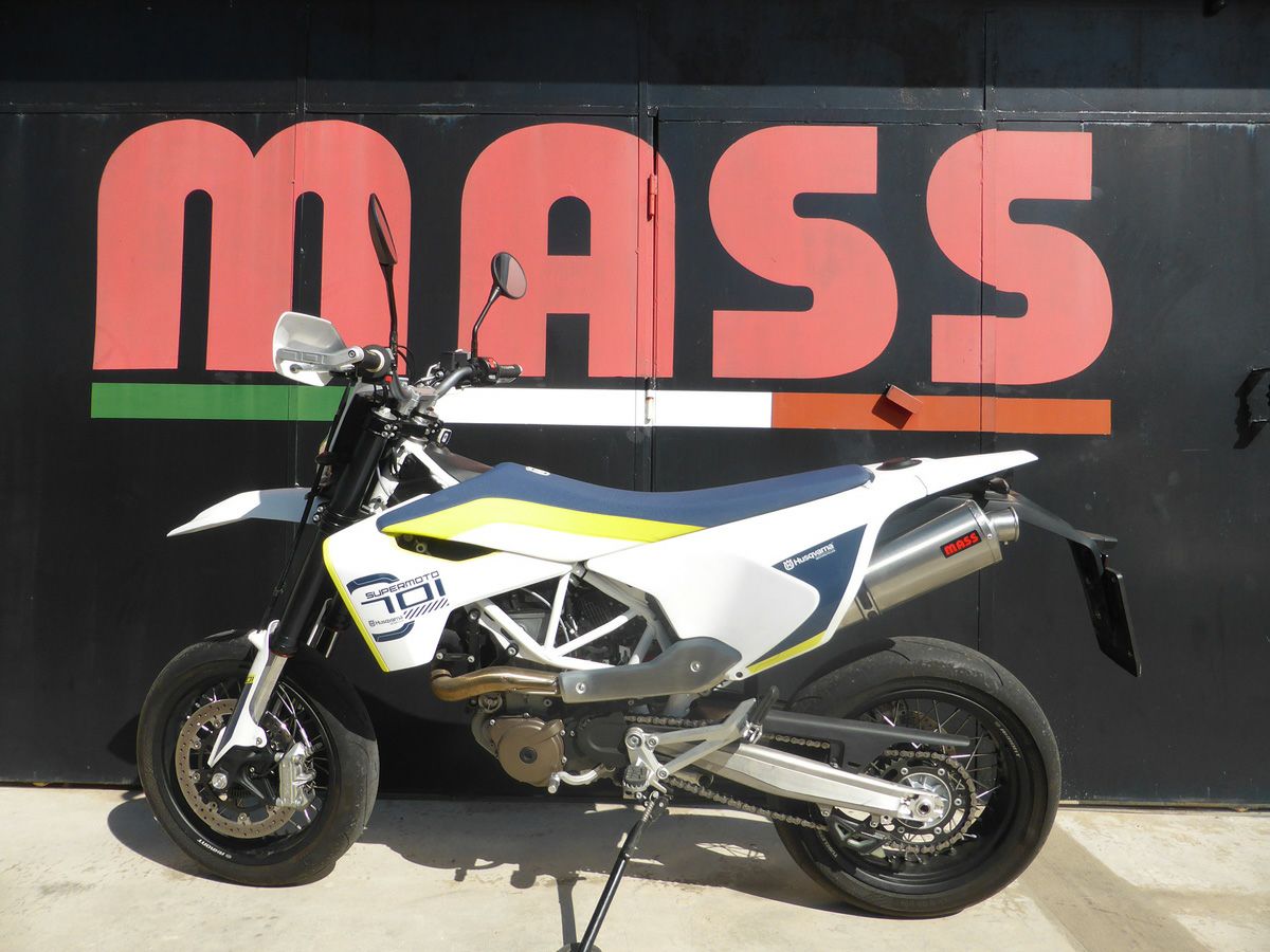 ハスクバーナ 701スーパーモト オーバルステンレス スリップオン