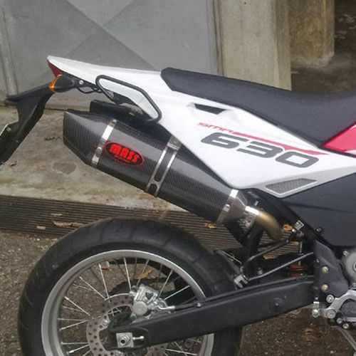 ハスクバーナ SM630 オーバルステンレス スリップオンマフラー MASS Exhaust_1