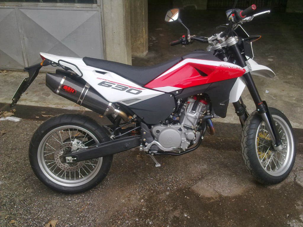 ハスクバーナ SM630 オーバルステンレス スリップオンマフラー MASS Exhaust_2