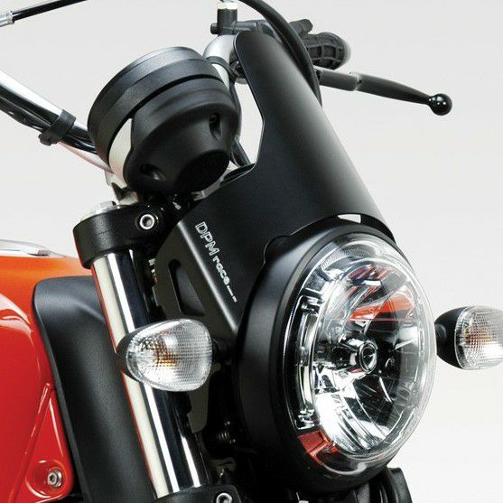 DUCATI スクランブラー400 Sixty2 ウインドスクリーン アルミ ブラック