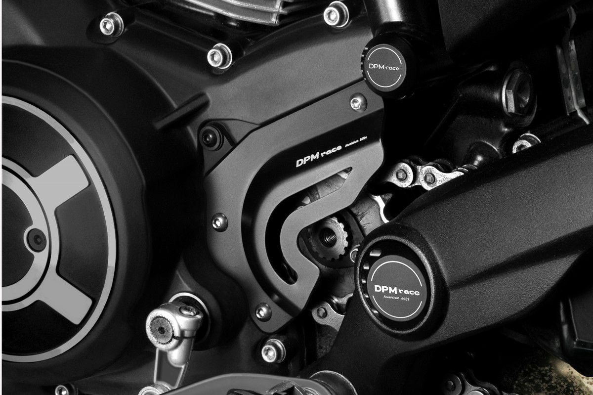 DUCATI スクランブラー 400/800 スプロケットカバー アルミ ブラック
