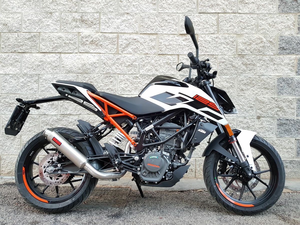 KTM デューク(DUKE)125 GP1 チタン ハイフローエキゾーストマフラー