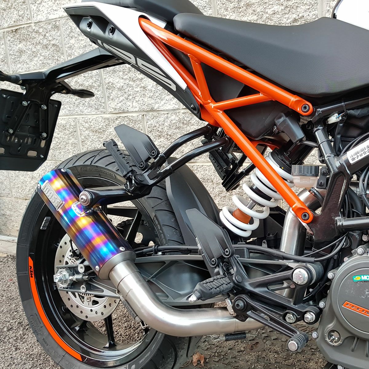 KTM デューク(DUKE)125 M1シリーズ フレイムチタン ハイフロー