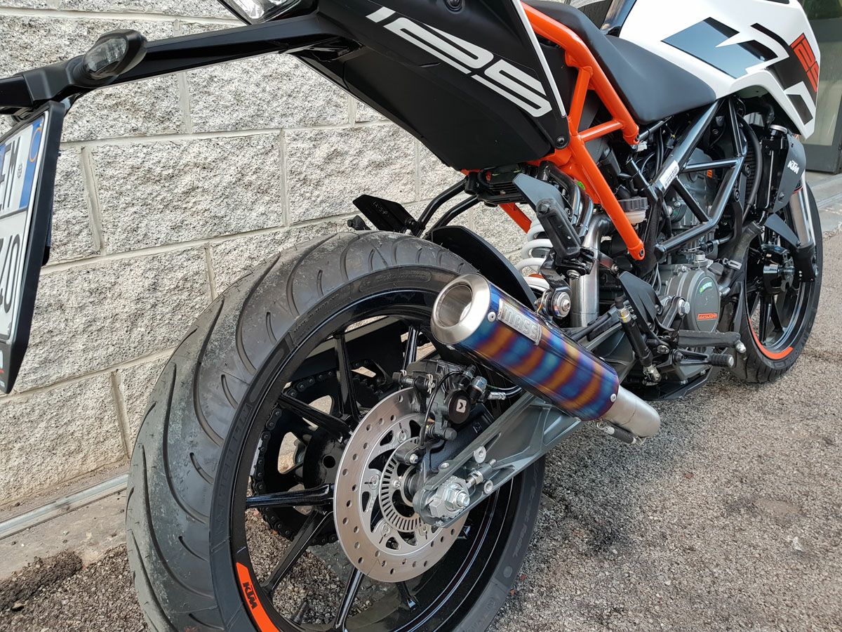 KTM デューク(DUKE)125 M1シリーズ フレイムチタン ハイフロー
