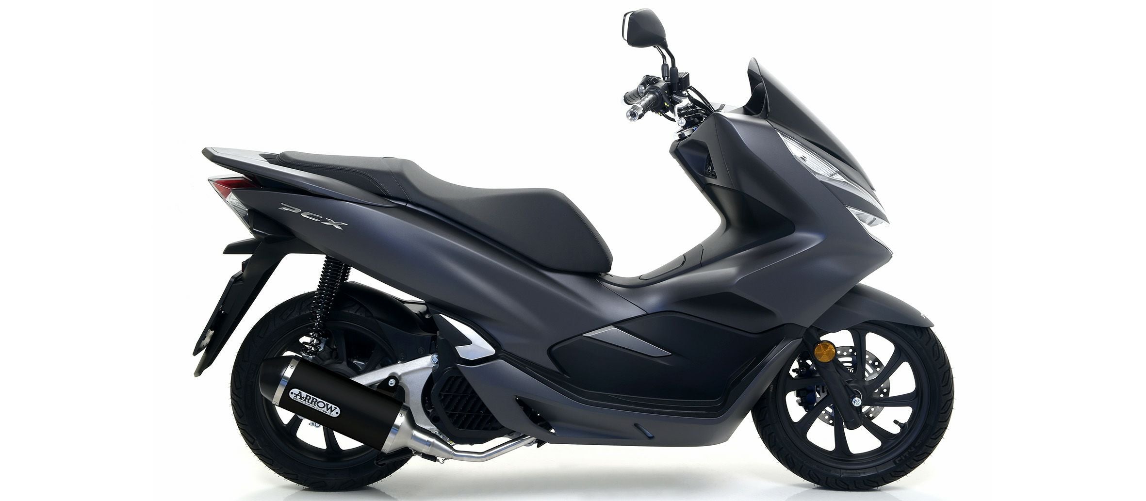 PCX125 18-20 フルエキゾーストマフラー ブラック ARROW (アロー