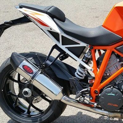 KTM 1290スーパーデューク オーバルステンレス スリップオンマフラー