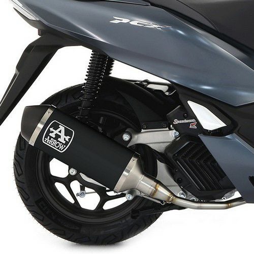 PCX125 21- フルエキゾーストマフラー ブラック ARROW (アロー