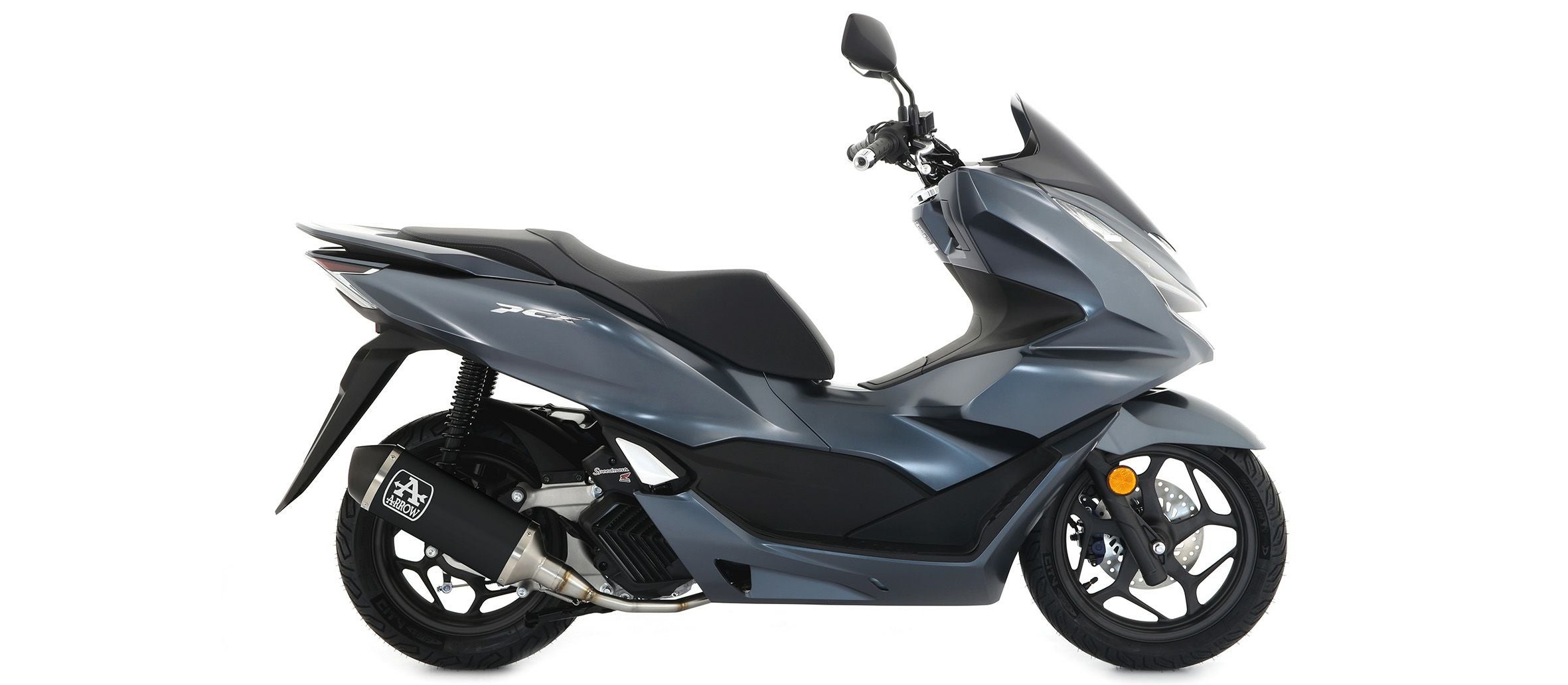 PCX125 21- フルエキゾーストマフラー ブラック ARROW (アロー