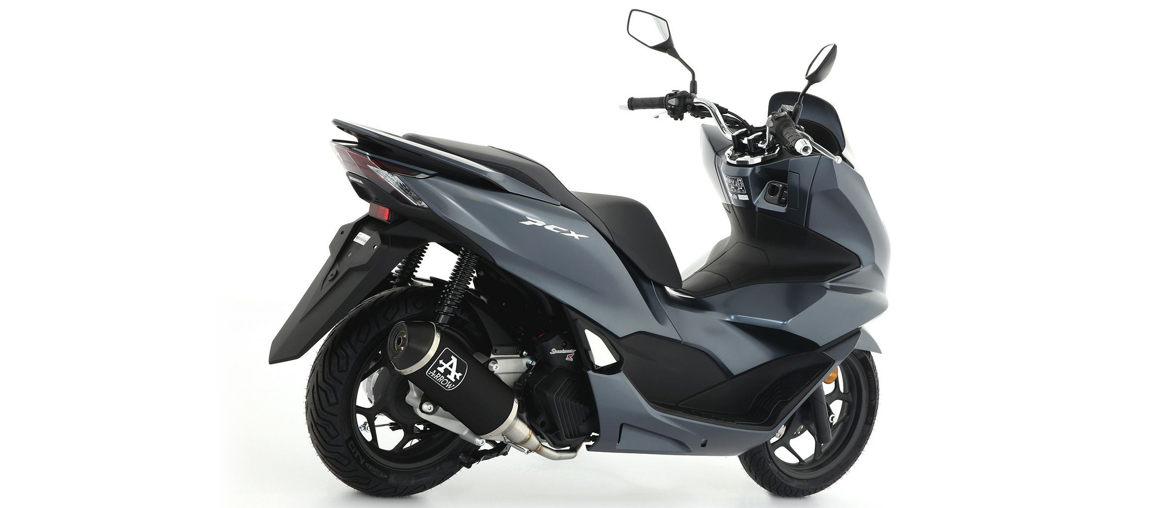 PCX125 21- フルエキゾーストマフラー ブラック ARROW (アロー