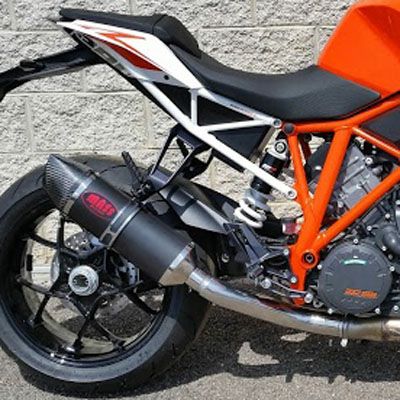 KTM 1290スーパーデューク オーバルステンレス スリップオンマフラー
