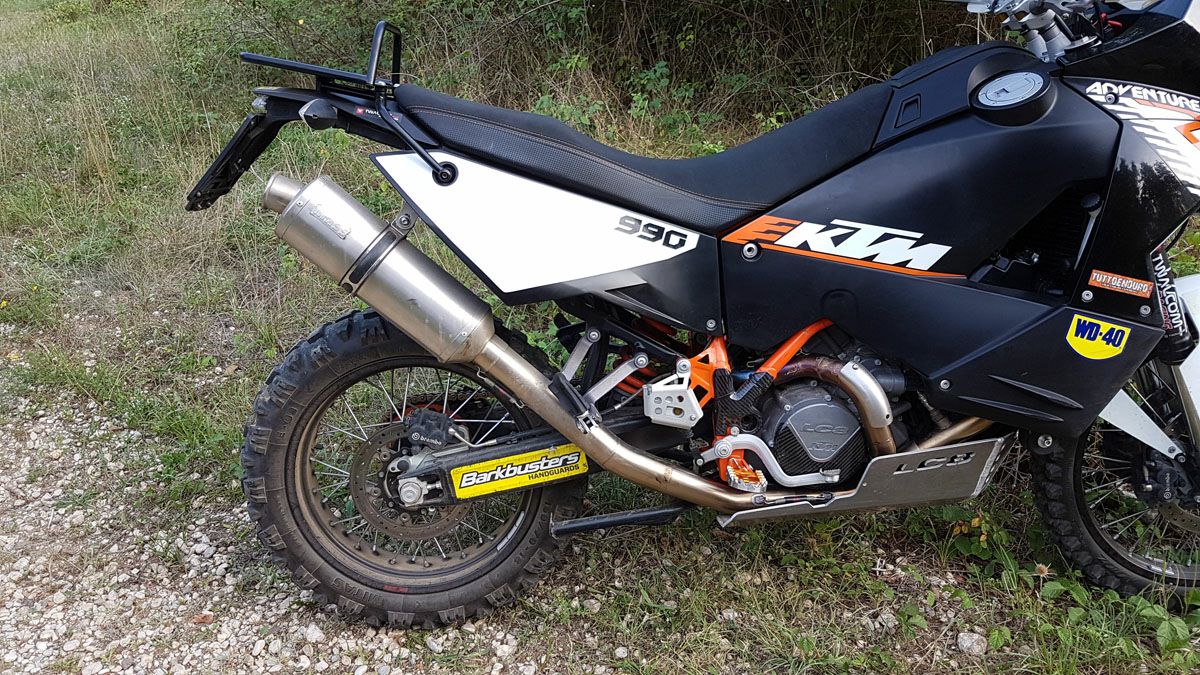 KTM 950/990 アドベンチャー オーバルステンレス 2in1 フル