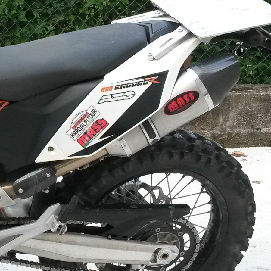 KTM 690エンデューロ/SM オーバルチタン スリップオンマフラー MASS KTM 690エンデューロ/SM オーバルチタン スリップオンマフラー MASS