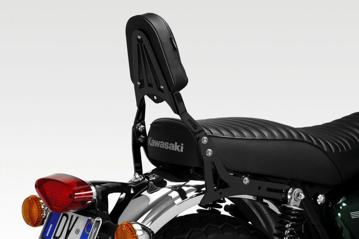W650/W800 シーシーバー バックレスト ブラック DPM | バイクカスタム