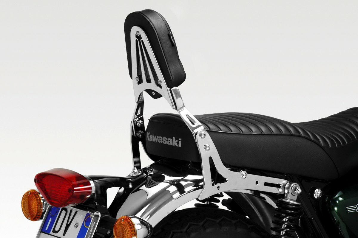 W650/W800 シーシーバー バックレスト クローム DPM | バイクカスタム