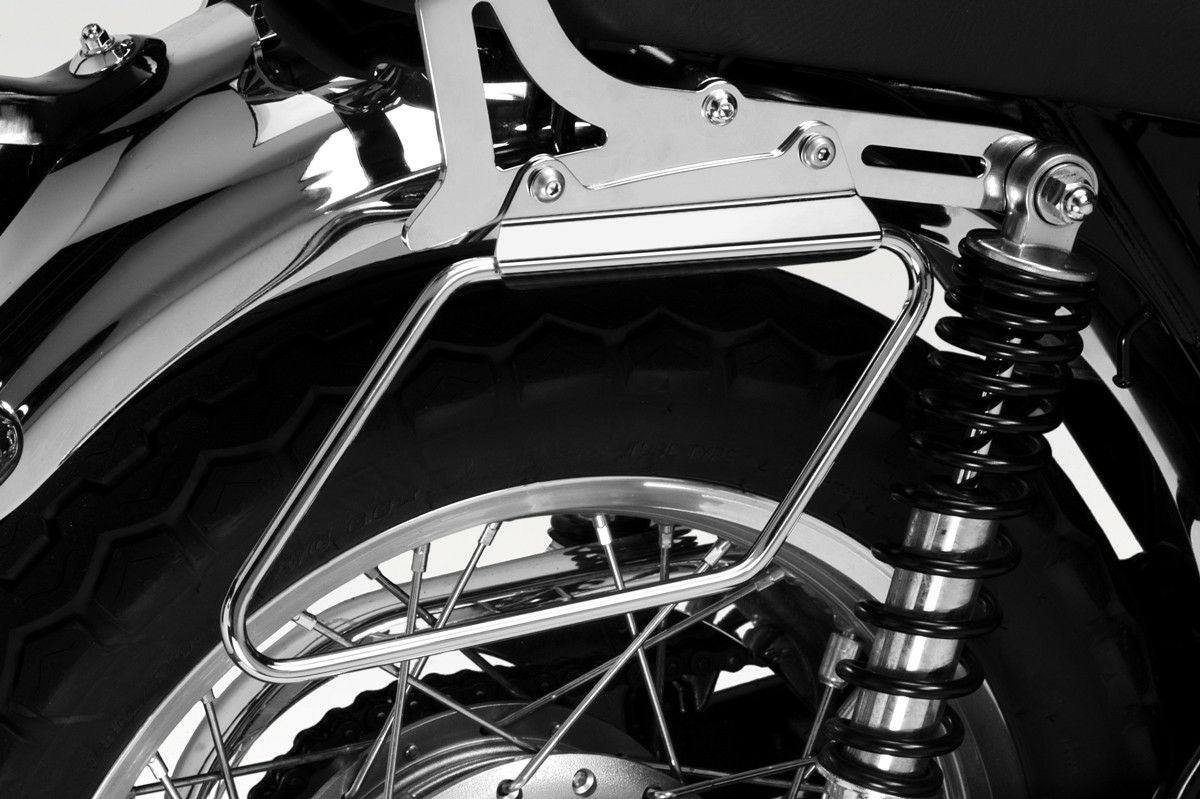 W650/W800 サドルバッグサポート クローム 左右セット DPM | バイク