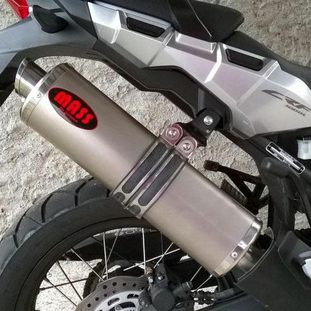 CRF1000L アフリカツイン オーバルチタン スリップオンマフラー MASS