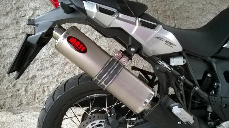 CRF1000L アフリカツイン オーバルチタン スリップオンマフラー MASS