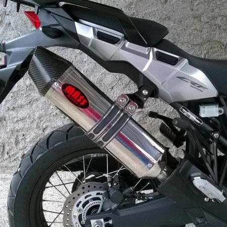 XL1000Vバラデロ オーバルステンレス スリップオンマフラー MASS
