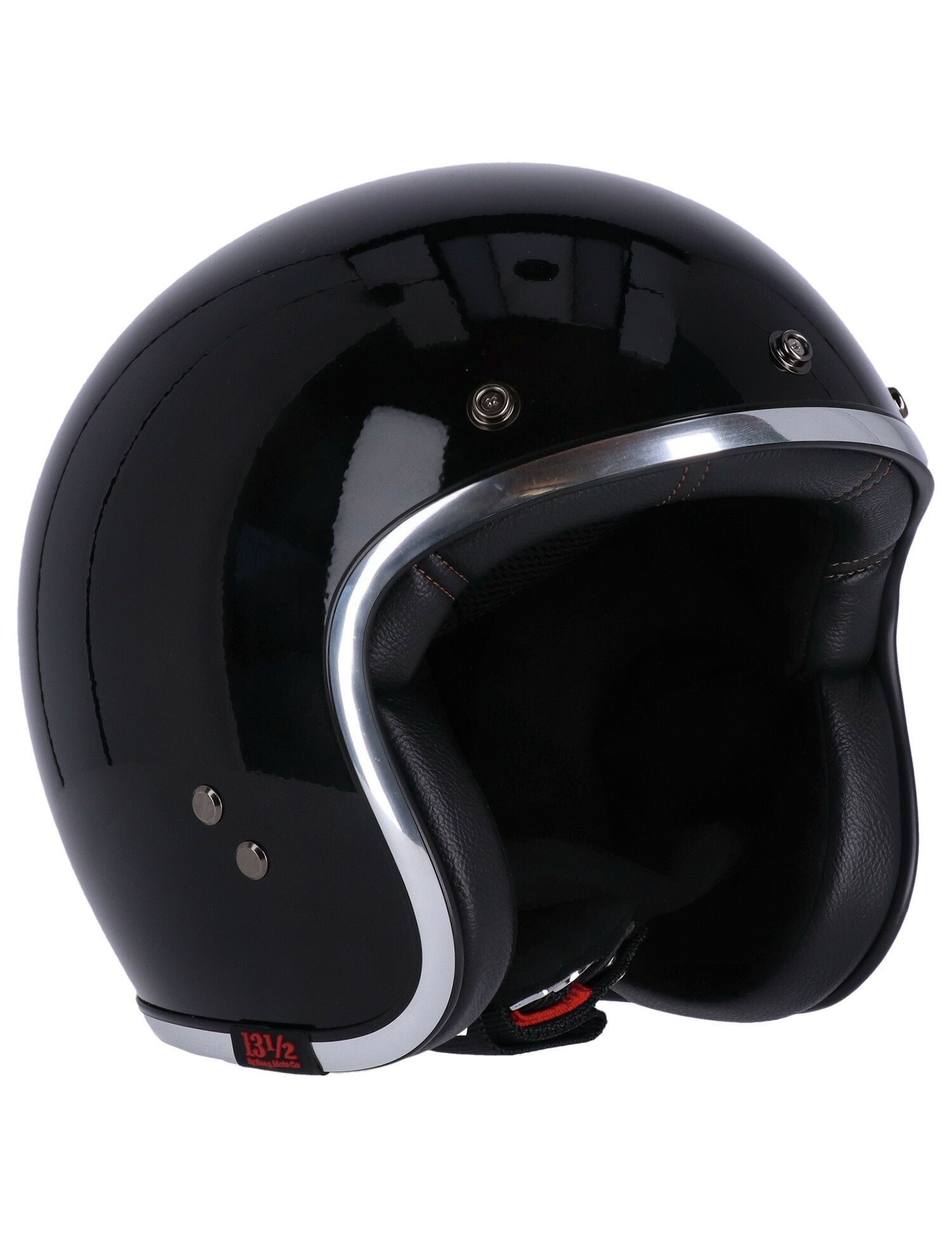 Roeg x 13-1/2 ジェットヘルメット ファイヤーパターン ゴールド