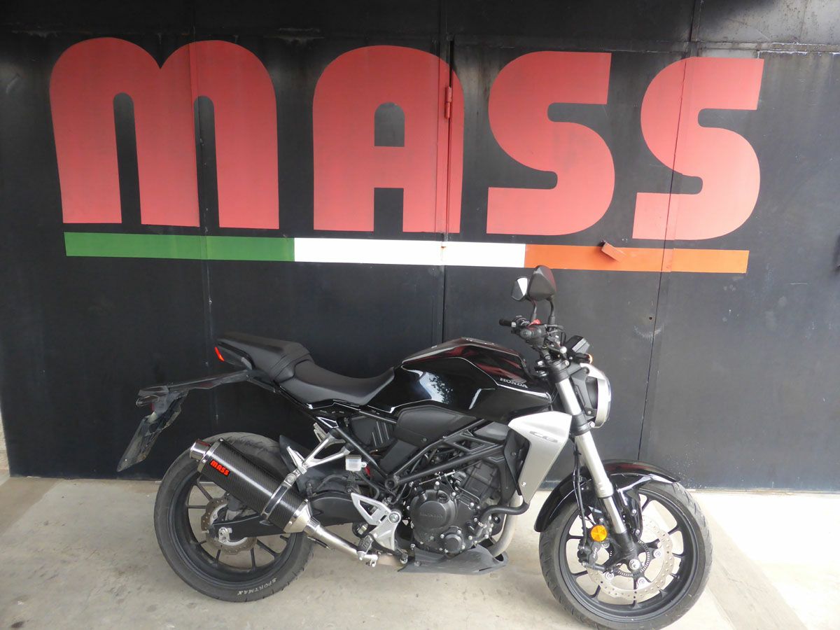 CB250R/CB300R オーバルカーボン スリップオンマフラー MASS Exhaust