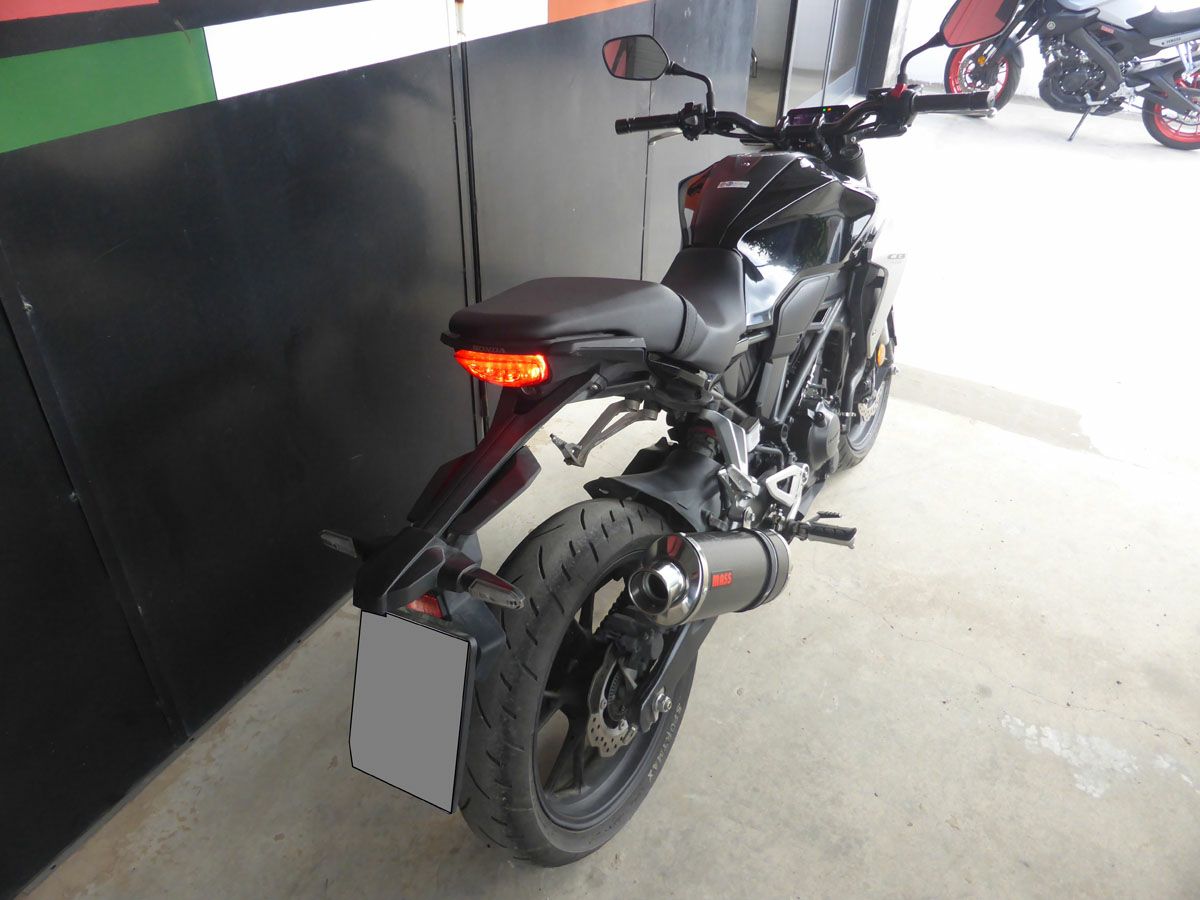 CB250R/CB300R オーバルカーボン スリップオンマフラー MASS Exhaust