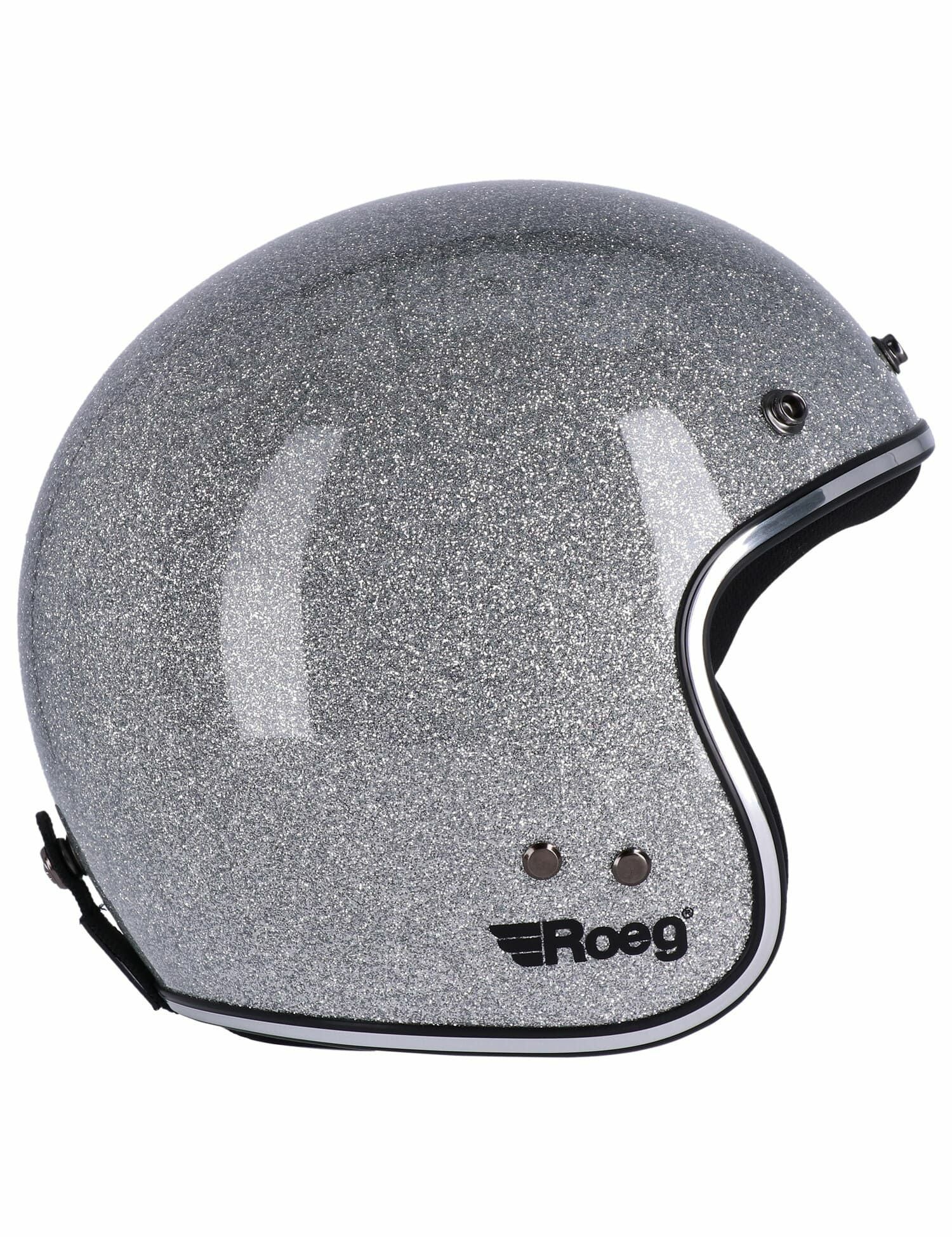 Roeg JETT ヘルメット シルバーフレーク | バイクカスタムパーツ専門店