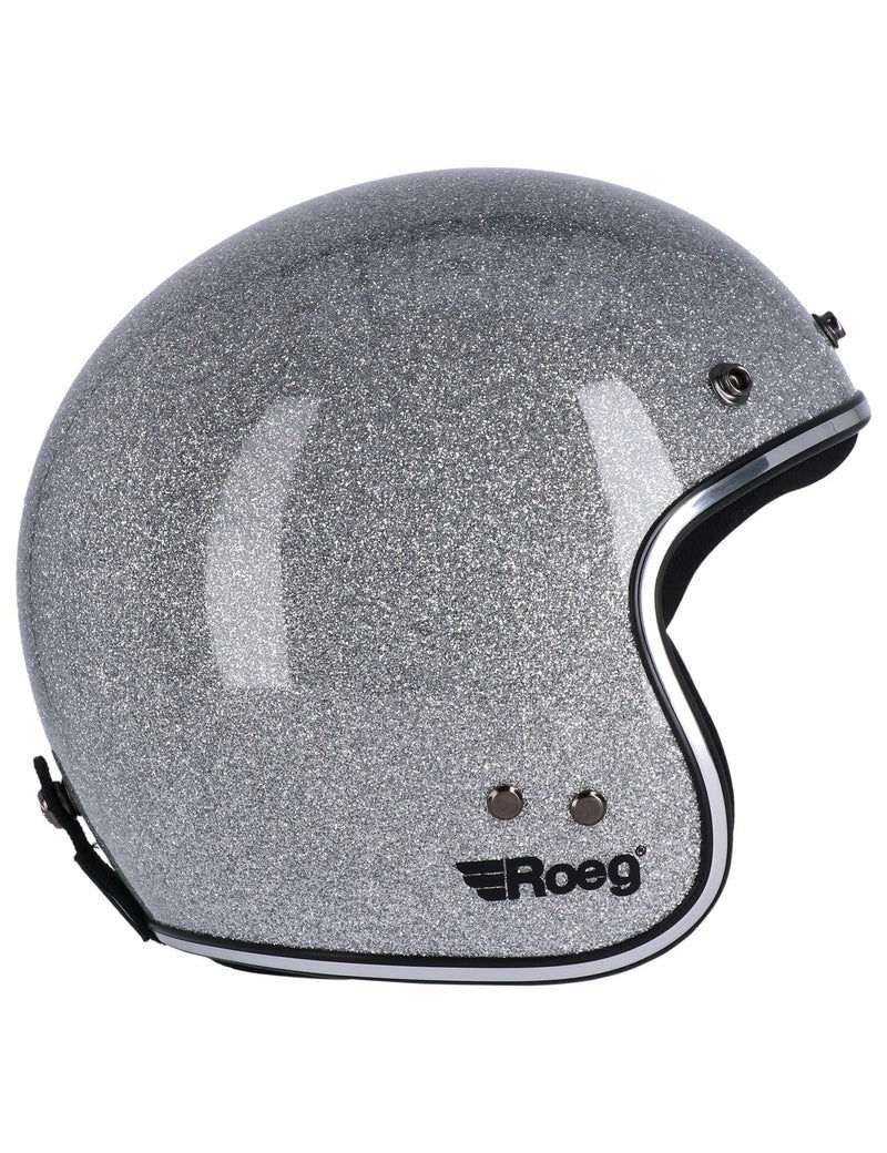 Roeg JETT ヘルメット シルバーフレーク | バイクカスタムパーツ専門店 