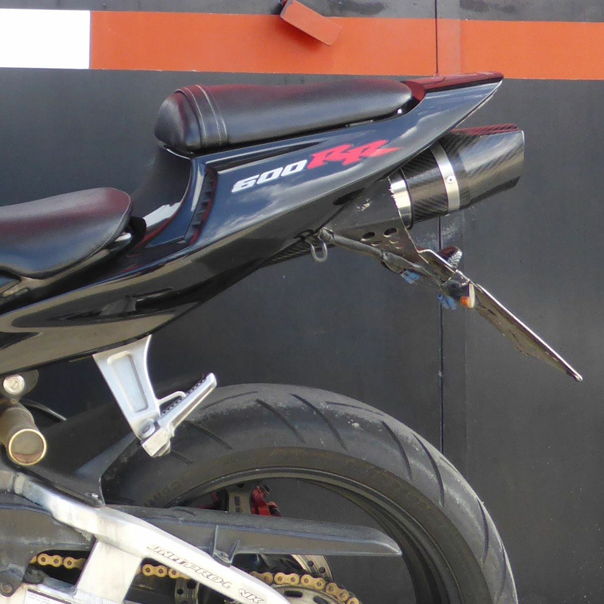 CBR600RR 03-16 オーバルカーボン スリップオンマフラー カーボン