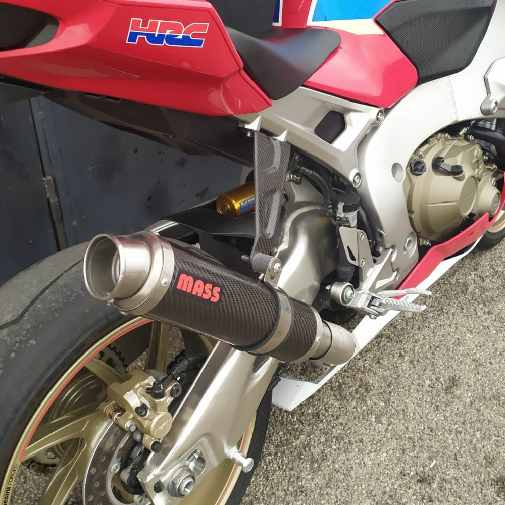 CBR1000RR 17-19 bullet ステンレス スリップオンマフラー MASS