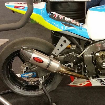 XL1000Vバラデロ オーバルカーボン スリップオンマフラー MASS Exhaust