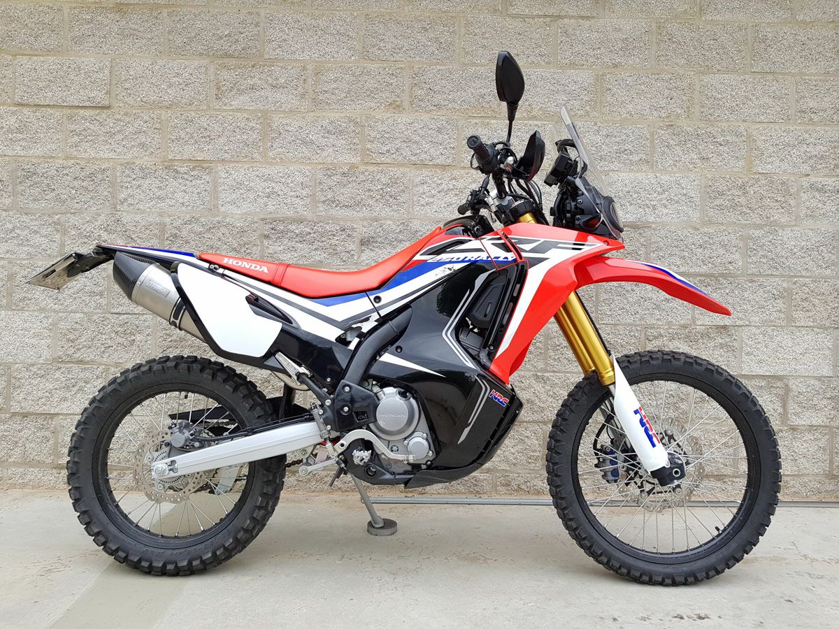 CRF250 Rally オーバルステンレス スリップオンマフラー カーボン